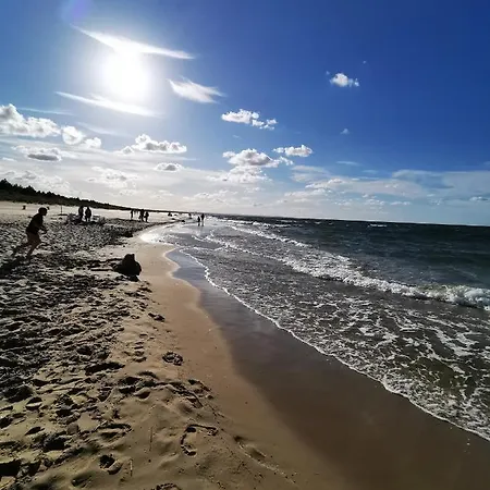 M&k Przytulny Z Tarasem - Wyspa Sobieszewska Lägenhet