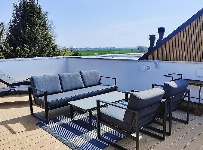 M&k Przytulny Z Tarasem - Wyspa Sobieszewska * גדנסק