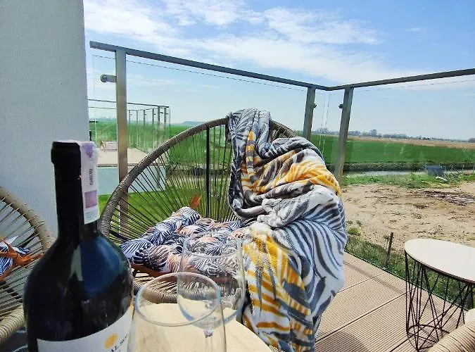 M&k Przytulny Z Tarasem - Wyspa Sobieszewska גדנסק